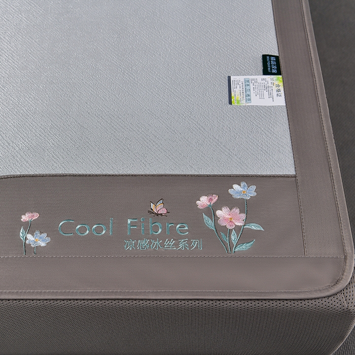 91家纺网 家纺一手货源 找家纺 小牛席业 2026新款超精密冰丝席-小斜纹系列-床笠款凉席藤席冰藤席冰丝席竹席草席空调席乳胶席豆豆席 超精密冰丝席-小斜纹系列-床笠款（银