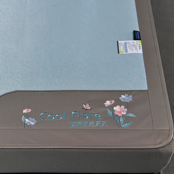 91家纺网 家纺一手货源 找家纺 小牛席业 2026新款超精密冰丝席-小斜纹系列-床笠款凉席藤席冰藤席冰丝席竹席草席空调席乳胶席豆豆席 超精密冰丝席-小斜纹系列-床笠款（蓝