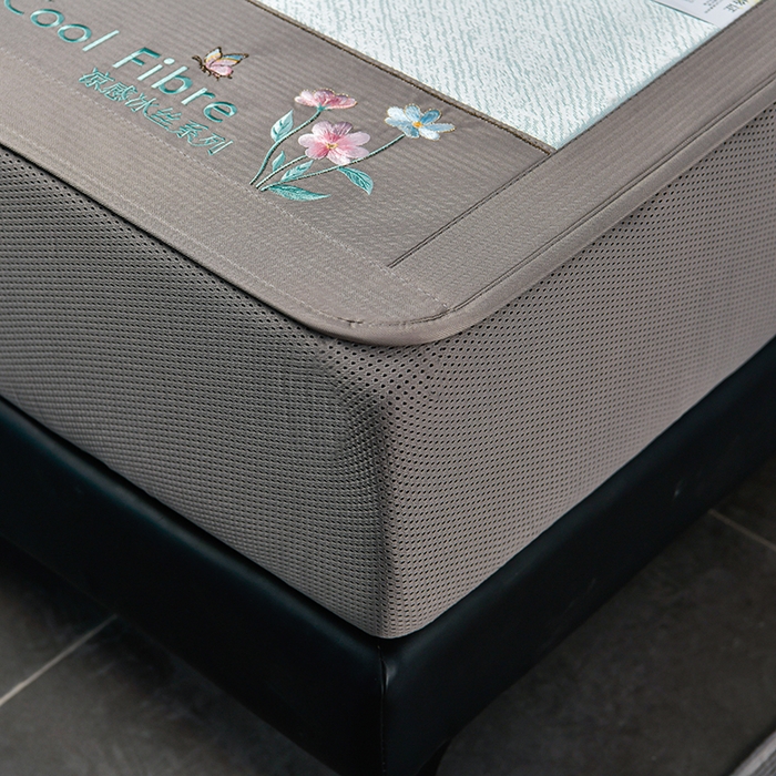 91家纺网 家纺一手货源 找家纺 小牛席业 2026新款超精密冰丝席-小斜纹系列-床笠款凉席藤席冰藤席冰丝席竹席草席空调席乳胶席豆豆席 超精密冰丝席-小斜纹系列-床笠款（绿