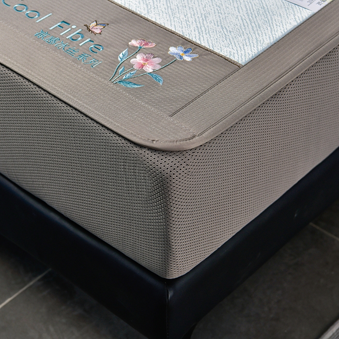 91家纺网 家纺一手货源 找家纺 小牛席业 2026新款超精密冰丝席-小斜纹系列-床笠款凉席藤席冰藤席冰丝席竹席草席空调席乳胶席豆豆席 超精密冰丝席-小斜纹系列-床笠款（蓝