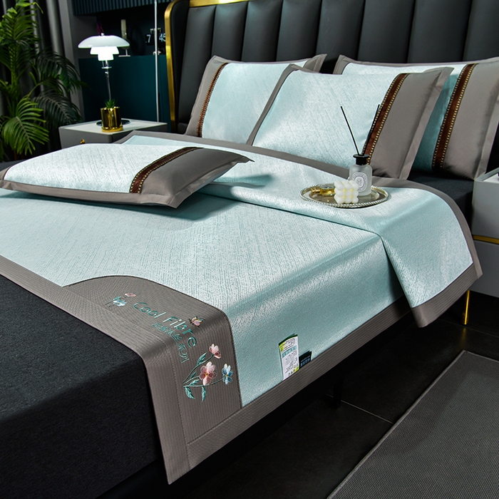 91家纺网 家纺一手货源 找家纺 （总）小牛席业 2026新款超精密冰丝席-小斜纹系列凉席藤席冰藤席冰丝席竹席草席空调席乳胶席豆豆席