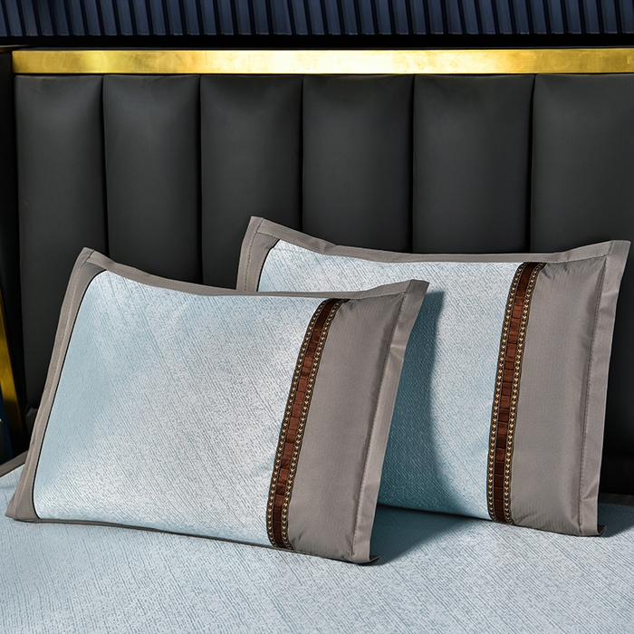 91家纺网 家纺一手货源 找家纺 小牛席业 2026新款超精密冰丝席-小斜纹系列凉席藤席冰藤席冰丝席竹席草席空调席乳胶席豆豆席 超精密冰丝席-小斜纹（蓝色）