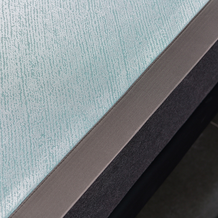 91家纺网 家纺一手货源 找家纺 小牛席业 2026新款超精密冰丝席-小斜纹系列凉席藤席冰藤席冰丝席竹席草席空调席乳胶席豆豆席 超精密冰丝席-小斜纹（绿色）