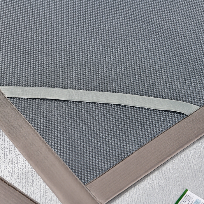 91家纺网 家纺一手货源 找家纺 小牛席业 2026新款超精密冰丝席-小斜纹系列凉席藤席冰藤席冰丝席竹席草席空调席乳胶席豆豆席 超精密冰丝席-小斜纹（灰色）