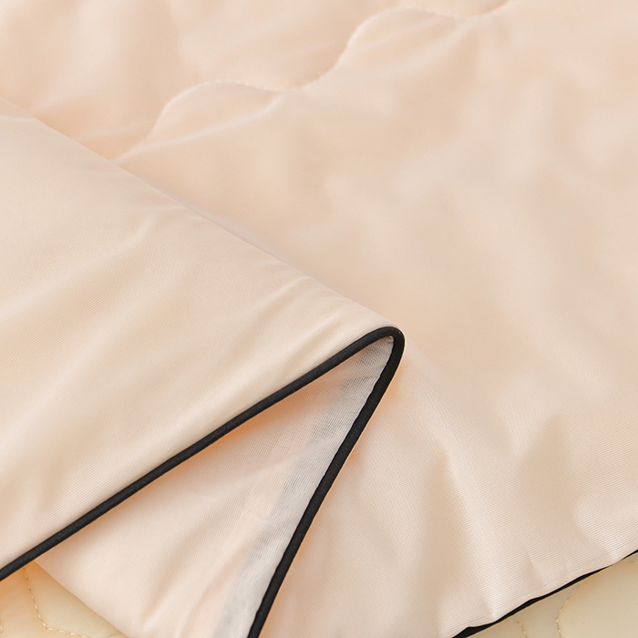 91家纺网 家纺一手货源 找家纺 畅畅家纺 2026新款凉感丝唯美床裙夏被凉席三件套夏被四件套 唯美-淡奶黄