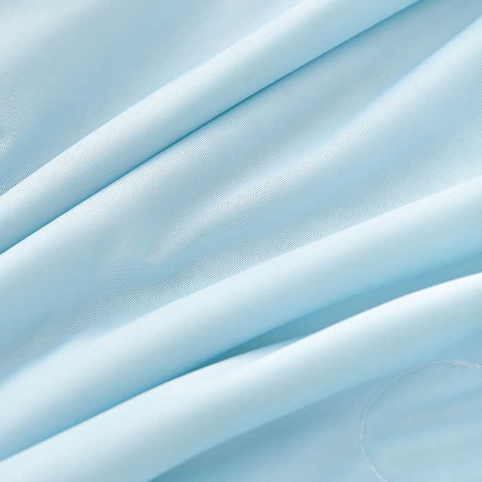 91家纺网 家纺一手货源 找家纺 畅畅家纺 2026新款凉感丝唯美床裙夏被凉席三件套夏被四件套 唯美-天蓝