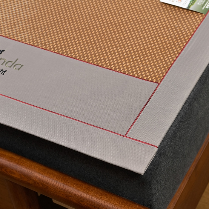 91家纺网 家纺一手货源 找家纺 小牛席业 2026新款加厚款-经典熊猫冰藤席系列-凉席藤席冰藤席竹席空调席草席冰丝席豆豆席乳胶席三件套 加厚款-经典熊猫冰藤席（咖色）