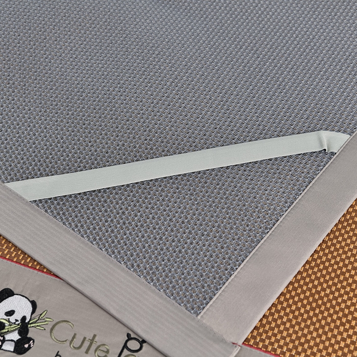 91家纺网 家纺一手货源 找家纺 小牛席业 2026新款加厚款-经典熊猫冰藤席系列-凉席藤席冰藤席竹席空调席草席冰丝席豆豆席乳胶席三件套 加厚款-经典熊猫冰藤席（咖色）