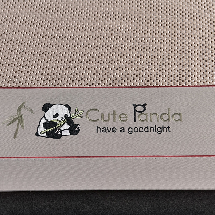 91家纺网 家纺一手货源 找家纺 小牛席业 2026新款加厚款-经典熊猫冰藤席系列-凉席藤席冰藤席竹席空调席草席冰丝席豆豆席乳胶席三件套 加厚款-经典熊猫冰藤席（香槟）