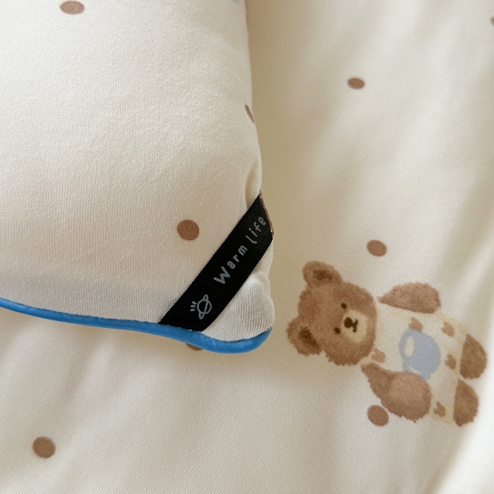 91家纺网 家纺一手货源 找家纺 暖生活 2026新款婴儿级牛奶针织棉大豆四季被冬被春秋被被子被芯晚安熊