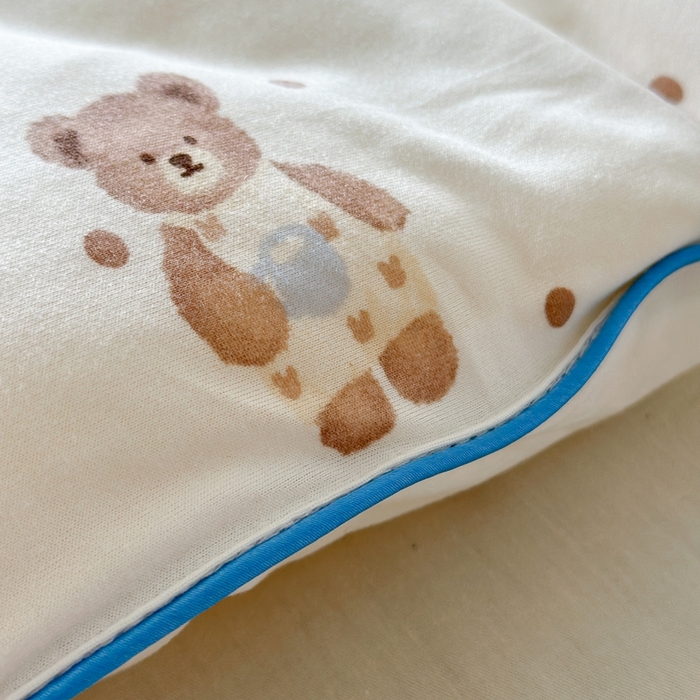 91家纺网 家纺一手货源 找家纺 暖生活 2026新款婴儿级牛奶针织棉大豆四季被冬被春秋被被子被芯晚安熊