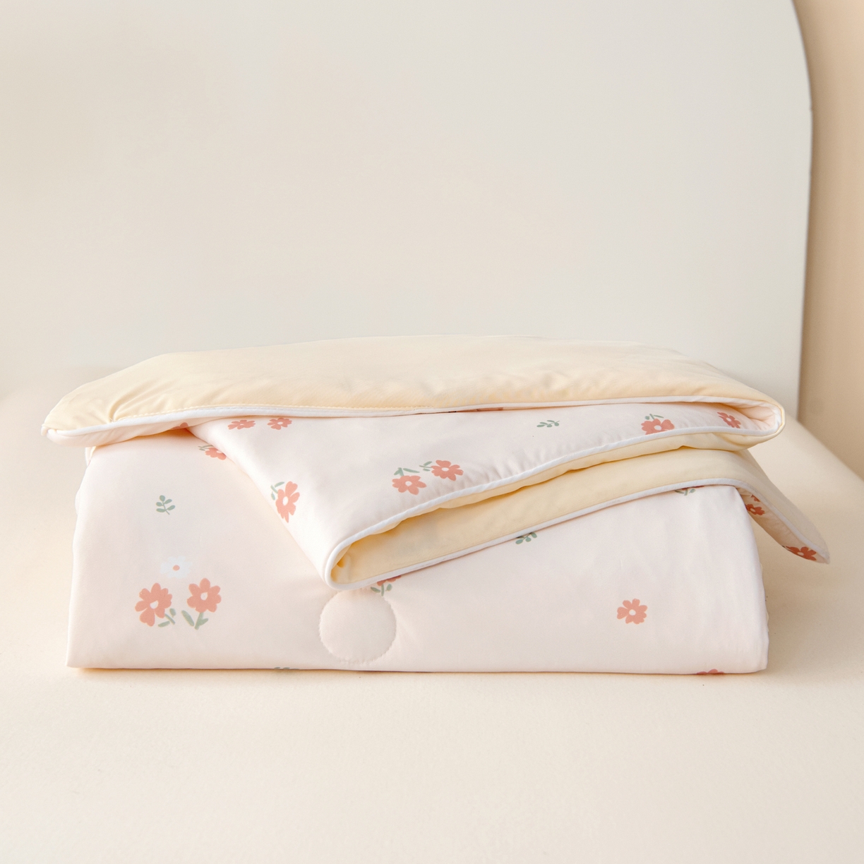 91家纺网 家纺一手货源 找家纺 御棉坊 御棉坊2026圆网A类凉感幼儿园夏凉被宝宝午睡薄被子儿童空调被夏被 春日小熊