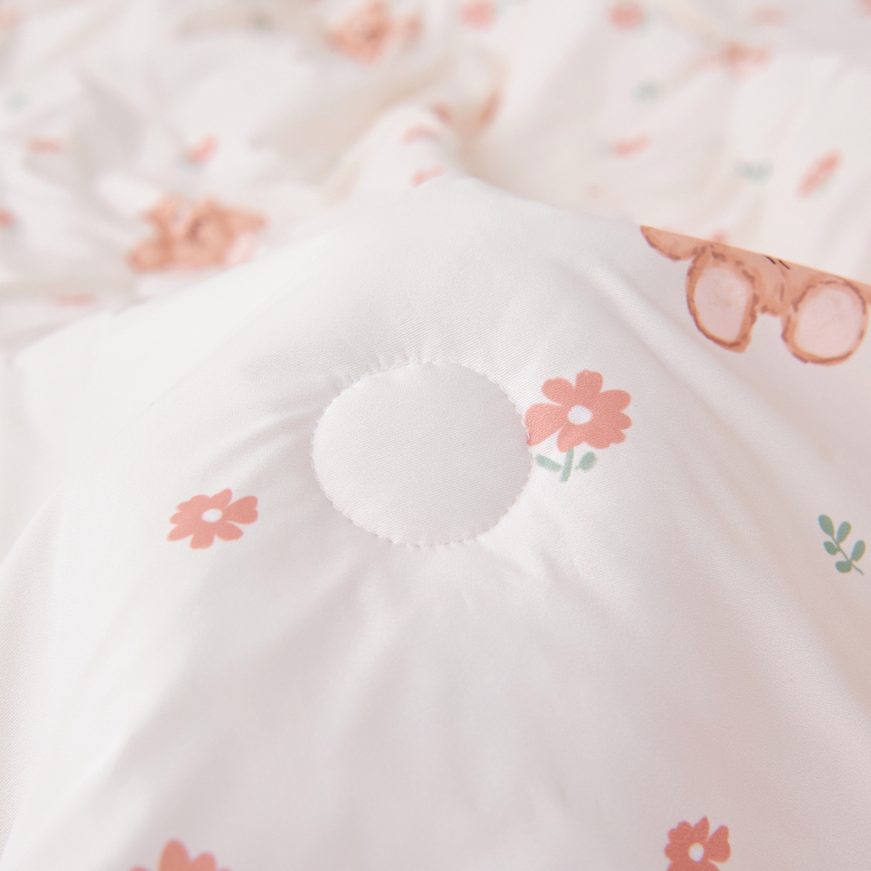 91家纺网 家纺一手货源 找家纺 御棉坊 御棉坊2026圆网A类凉感幼儿园夏凉被宝宝午睡薄被子儿童空调被夏被 春日小熊