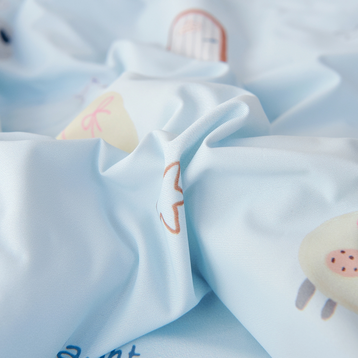 91家纺网 家纺一手货源 找家纺 御棉坊 御棉坊2026圆网A类凉感幼儿园夏凉被宝宝午睡薄被子儿童空调被夏被 小象蛋糕坊