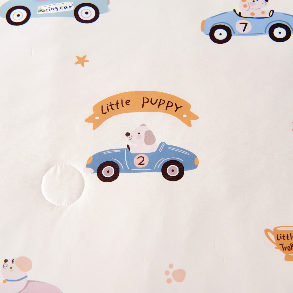 91家纺网 家纺一手货源 找家纺 御棉坊 御棉坊2026圆网A类凉感幼儿园夏凉被宝宝午睡薄被子儿童空调被夏被 波比赛车-米