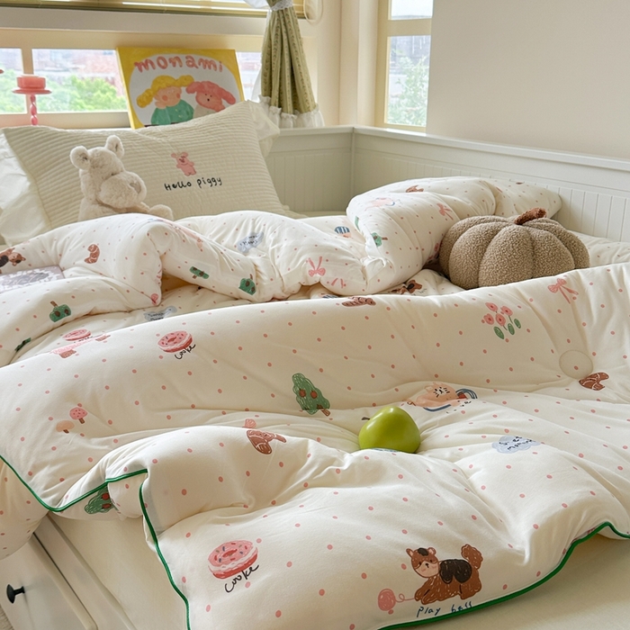 91家纺网 家纺一手货源 找家纺 暖生活 2026新款婴儿级牛奶针织棉大豆四季被冬被春秋被被子被芯小绘本