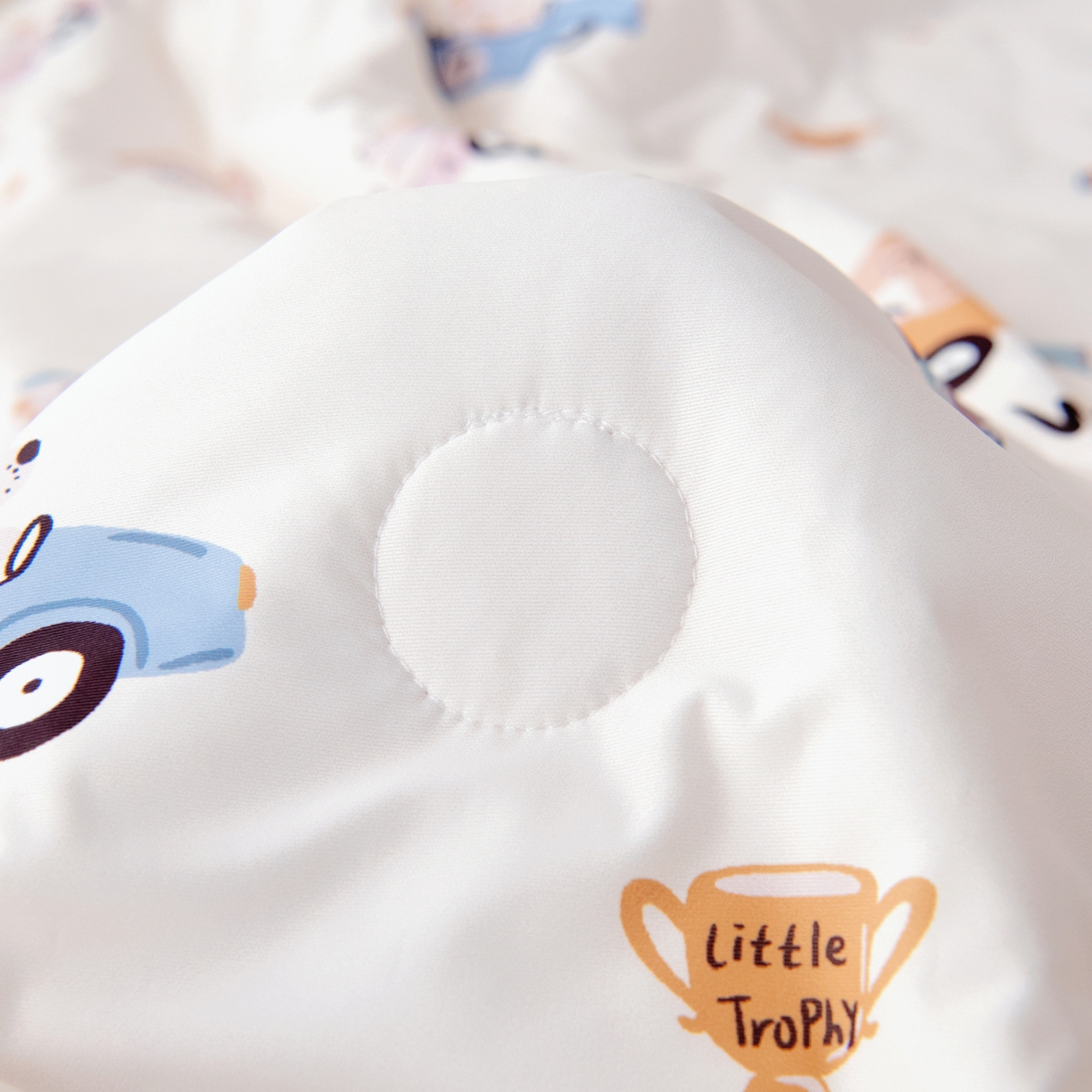 91家纺网 家纺一手货源 找家纺 御棉坊 御棉坊2026圆网A类凉感幼儿园夏凉被宝宝午睡薄被子儿童空调被夏被 波比赛车-米