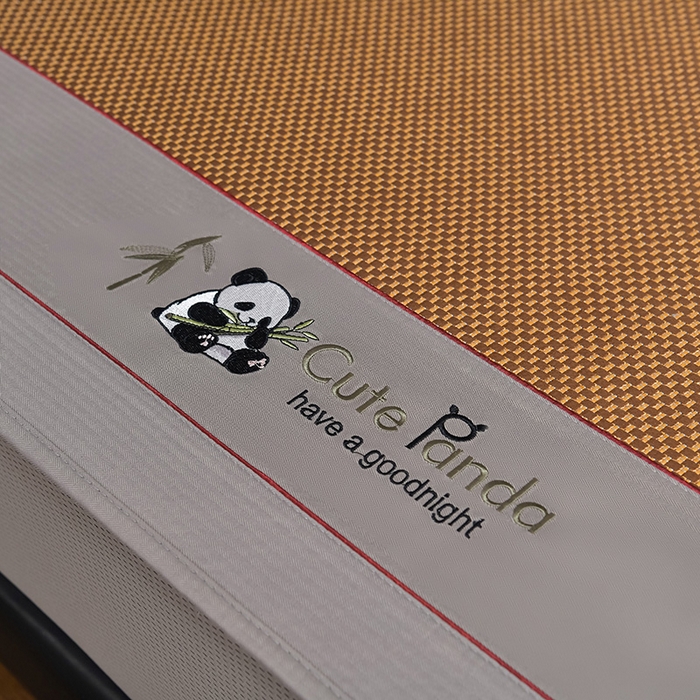 91家纺网 家纺一手货源 找家纺 （总）小牛席业 2026新款加厚款-经典熊猫冰藤席（床笠款）凉席藤席冰藤席竹席空调席草席冰丝席豆豆席乳胶席三件套