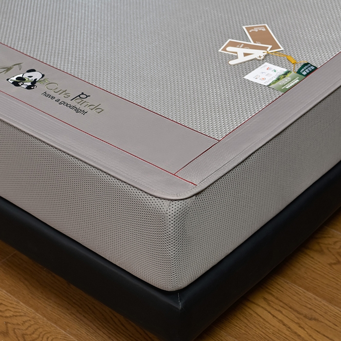 91家纺网 家纺一手货源 找家纺 小牛席业 2026新款加厚款-经典熊猫冰藤席（床笠款）凉席藤席冰藤席竹席空调席草席冰丝席豆豆席乳胶席三件套 加厚款-熊猫冰藤席（床笠款）-银灰