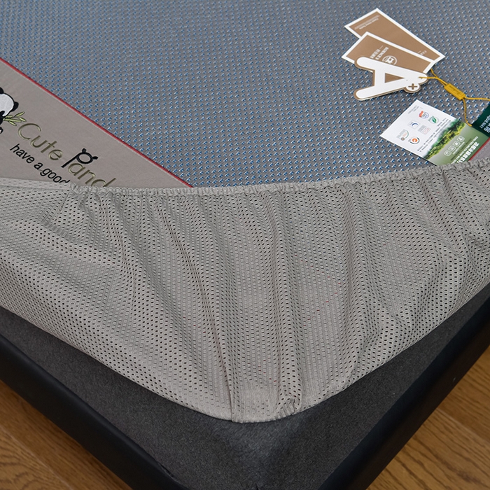 91家纺网 家纺一手货源 找家纺 小牛席业 2026新款加厚款-经典熊猫冰藤席（床笠款）凉席藤席冰藤席竹席空调席草席冰丝席豆豆席乳胶席三件套 加厚款-熊猫冰藤席（床笠款）-蓝色