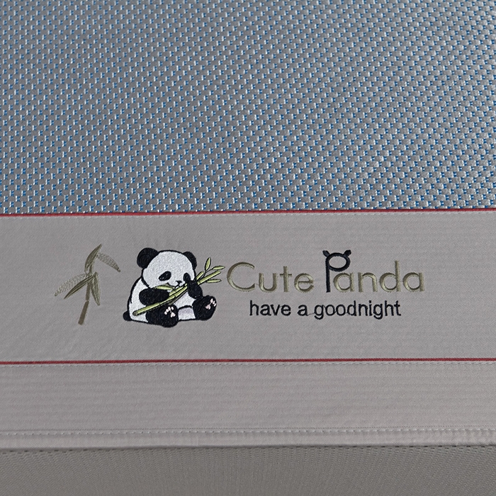 91家纺网 家纺一手货源 找家纺 小牛席业 2026新款加厚款-经典熊猫冰藤席（床笠款）凉席藤席冰藤席竹席空调席草席冰丝席豆豆席乳胶席三件套 加厚款-熊猫冰藤席（床笠款）-蓝色