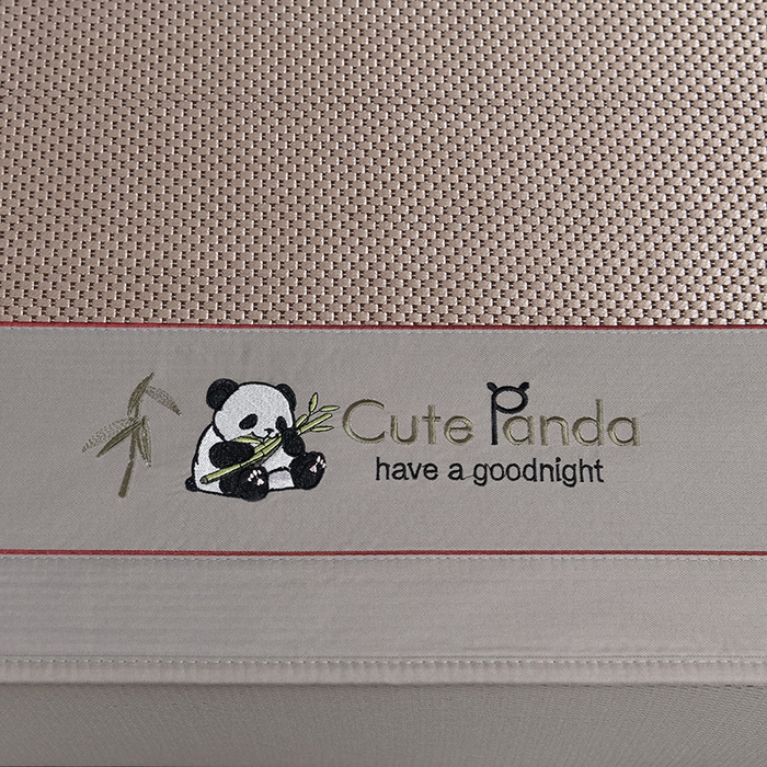 91家纺网 家纺一手货源 找家纺 小牛席业 2026新款加厚款-经典熊猫冰藤席（床笠款）凉席藤席冰藤席竹席空调席草席冰丝席豆豆席乳胶席三件套 加厚款-熊猫冰藤席（床笠款）-香槟