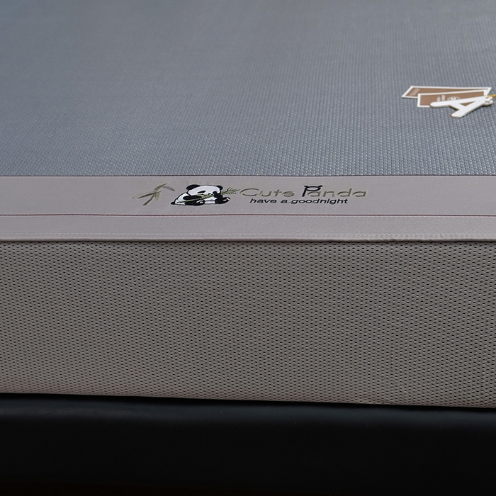 91家纺网 家纺一手货源 找家纺 小牛席业 2026新款加厚款-经典熊猫冰藤席（床笠款）凉席藤席冰藤席竹席空调席草席冰丝席豆豆席乳胶席三件套 加厚款-熊猫冰藤席（床笠款）-蓝色