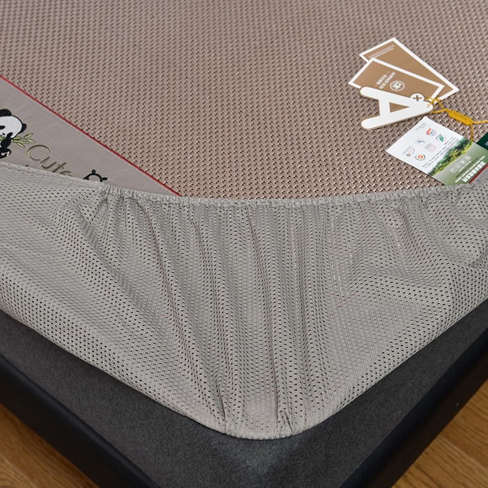 91家纺网 家纺一手货源 找家纺 小牛席业 2026新款加厚款-经典熊猫冰藤席（床笠款）凉席藤席冰藤席竹席空调席草席冰丝席豆豆席乳胶席三件套 加厚款-熊猫冰藤席（床笠款）-香槟