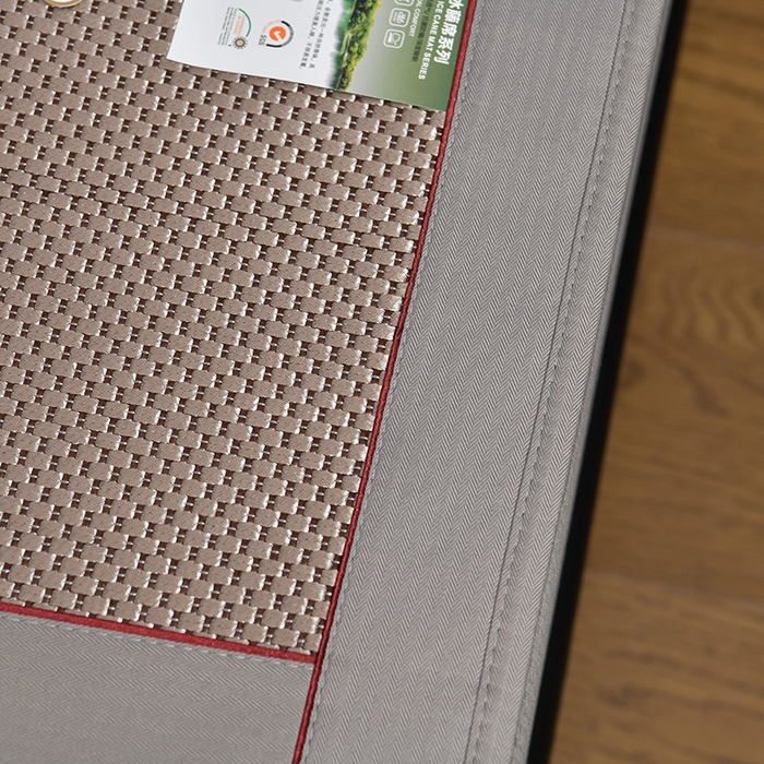 91家纺网 家纺一手货源 找家纺 小牛席业 2026新款加厚款-经典熊猫冰藤席（床笠款）凉席藤席冰藤席竹席空调席草席冰丝席豆豆席乳胶席三件套 加厚款-熊猫冰藤席（床笠款）-香槟