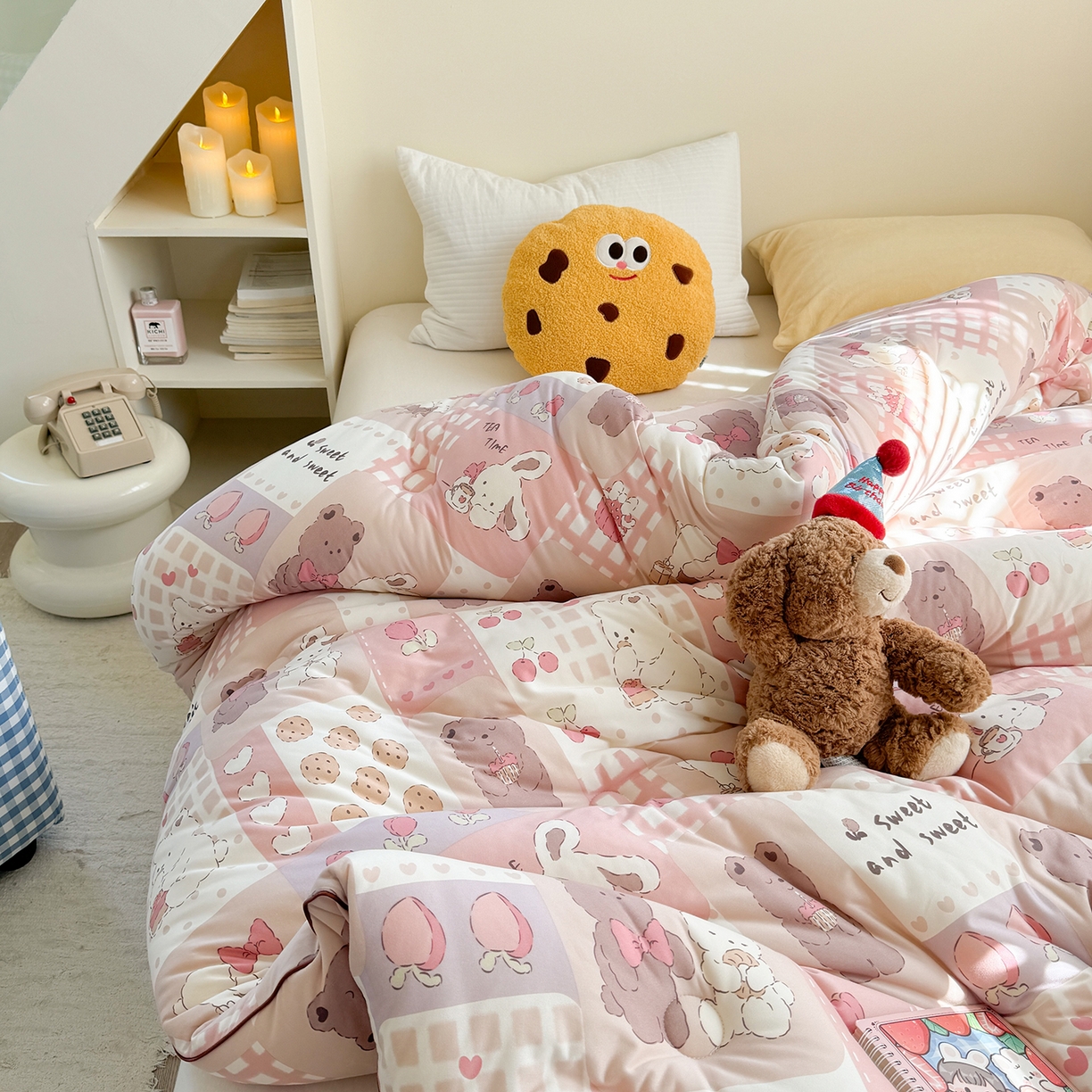 91家纺网 家纺一手货源 找家纺 暖生活 2026新款婴儿级牛奶针织棉大豆四季被冬被春秋被被子被芯拼拼乐