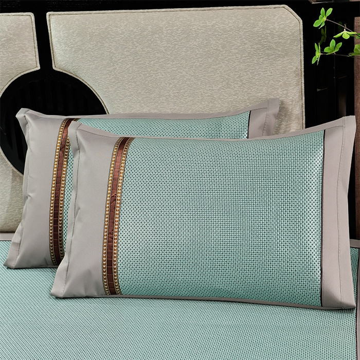 91家纺网 家纺一手货源 找家纺 小牛席业 2026新款夏日冰点-冰藤双面席凉席藤席冰藤席冰丝席竹席草席空调席乳胶席豆豆席 夏日冰点-冰藤双面席-绿色