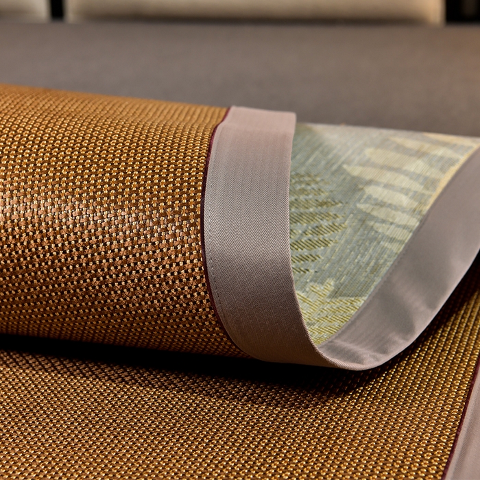 91家纺网 家纺一手货源 找家纺 小牛席业 2026新款夏日冰点-冰藤双面席凉席藤席冰藤席冰丝席竹席草席空调席乳胶席豆豆席 夏日冰点-冰藤双面席-咖色