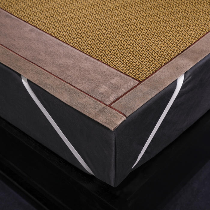 91家纺网 家纺一手货源 找家纺 小牛席业 2026新款绣花古藤凉席【双面席】凉席藤席冰藤席竹席空调席草席冰丝席豆豆席乳胶席三件套 黄古藤席双面席