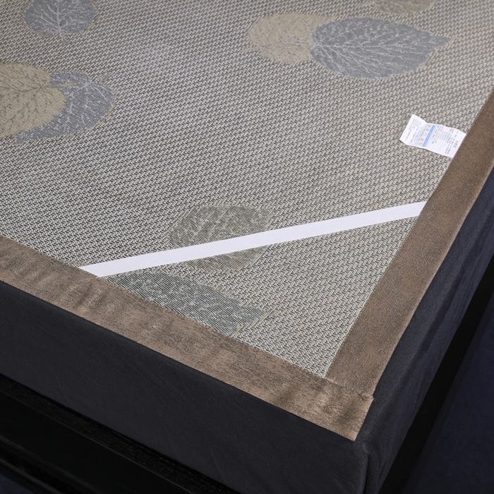 91家纺网 家纺一手货源 找家纺 小牛席业 2026新款绣花古藤凉席【双面席】凉席藤席冰藤席竹席空调席草席冰丝席豆豆席乳胶席三件套 夏日摩卡双面席