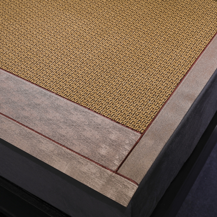 91家纺网 家纺一手货源 找家纺 小牛席业 2026新款绣花古藤凉席【双面席】凉席藤席冰藤席竹席空调席草席冰丝席豆豆席乳胶席三件套 黄古藤席双面席