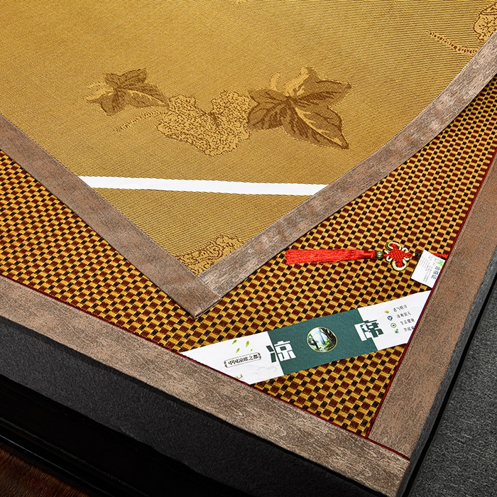 91家纺网 家纺一手货源 找家纺 小牛席业 2026新款雪山古藤-双面席系列凉席藤席冰藤双面席冰丝席竹席凉席空调席草席三件套 雪山古藤-红玉藤双面席