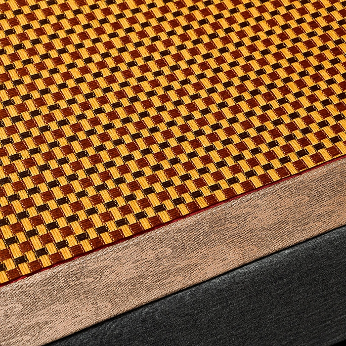 91家纺网 家纺一手货源 找家纺 小牛席业 2026新款雪山古藤-双面席系列凉席藤席冰藤双面席冰丝席竹席凉席空调席草席三件套 雪山古藤-红玉藤双面席