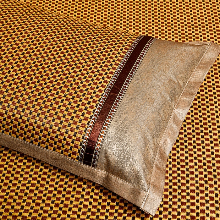 91家纺网 家纺一手货源 找家纺 小牛席业 2026新款雪山古藤-双面席系列凉席藤席冰藤双面席冰丝席竹席凉席空调席草席三件套 雪山古藤-红玉藤双面席