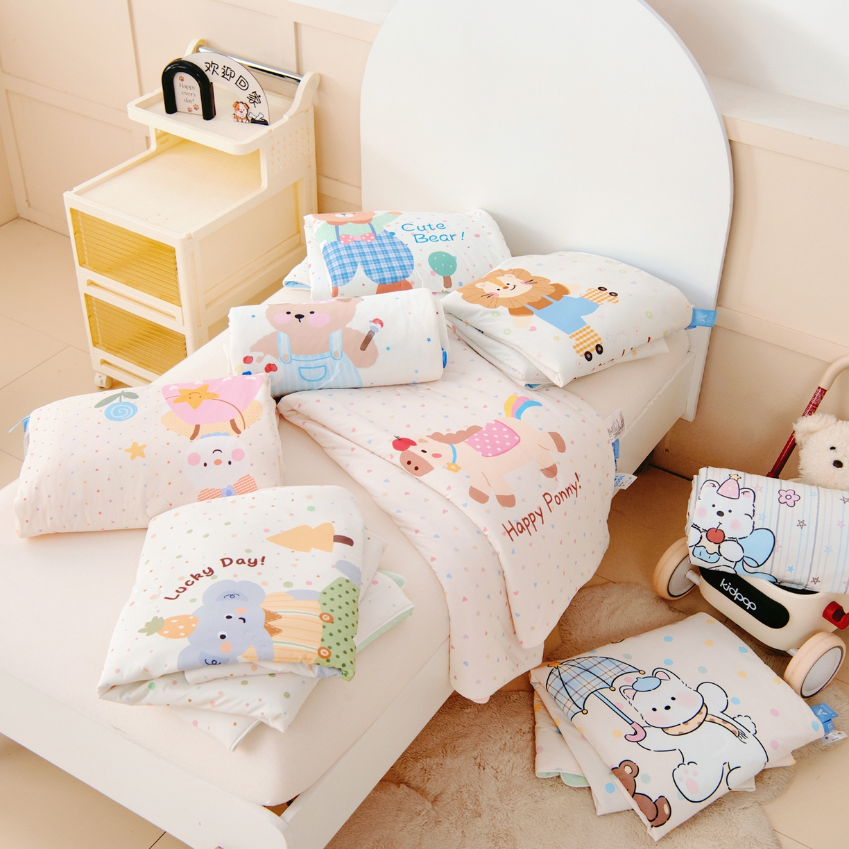 91家纺网 家纺一手货源 找家纺 （总）御棉坊 御棉坊2026清爽A类凉感幼儿园夏凉被宝宝午睡薄被子儿童空调被夏被