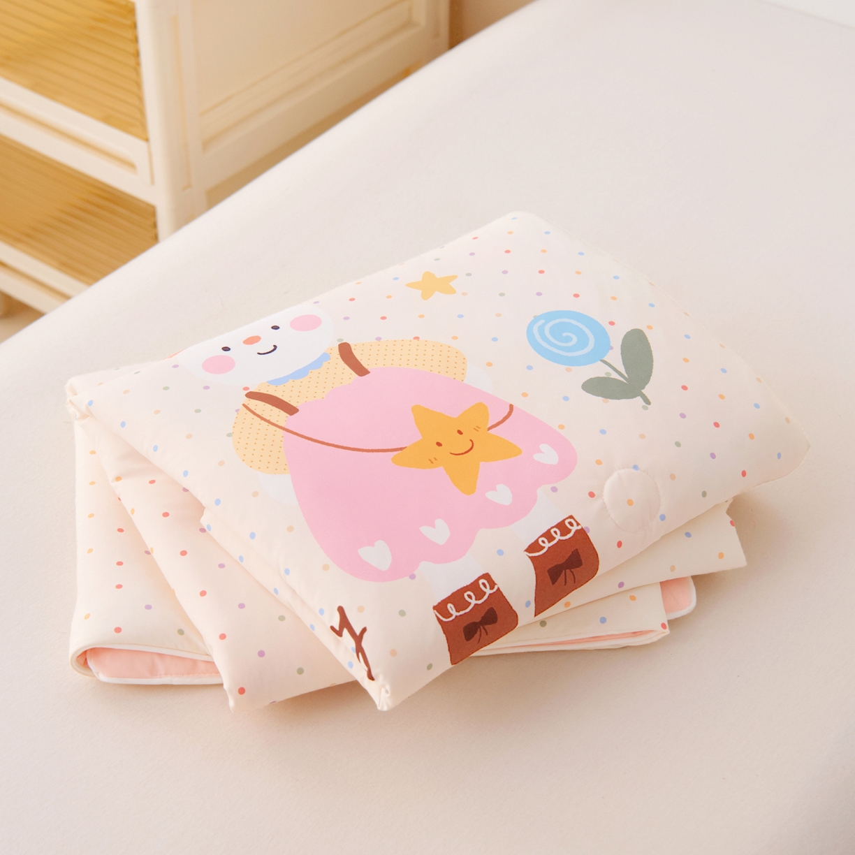 91家纺网 家纺一手货源 找家纺 （总）御棉坊 御棉坊2026清爽A类凉感幼儿园夏凉被宝宝午睡薄被子儿童空调被夏被