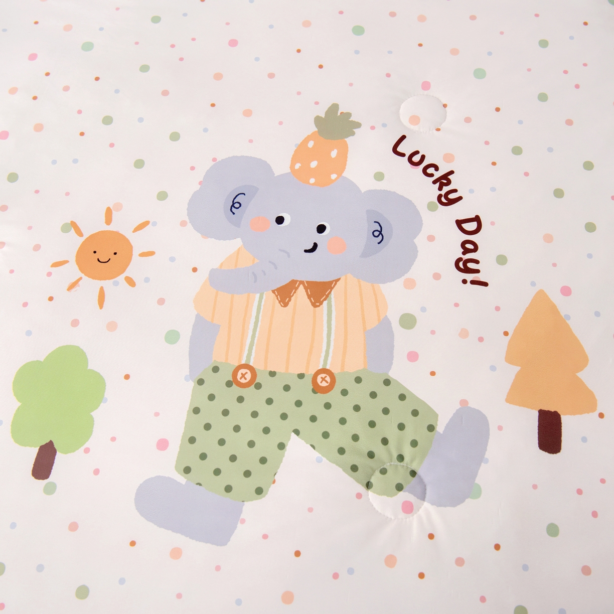 91家纺网 家纺一手货源 找家纺 御棉坊 御棉坊2026清爽A类凉感幼儿园夏凉被宝宝午睡薄被子儿童空调被夏被 阳光小象