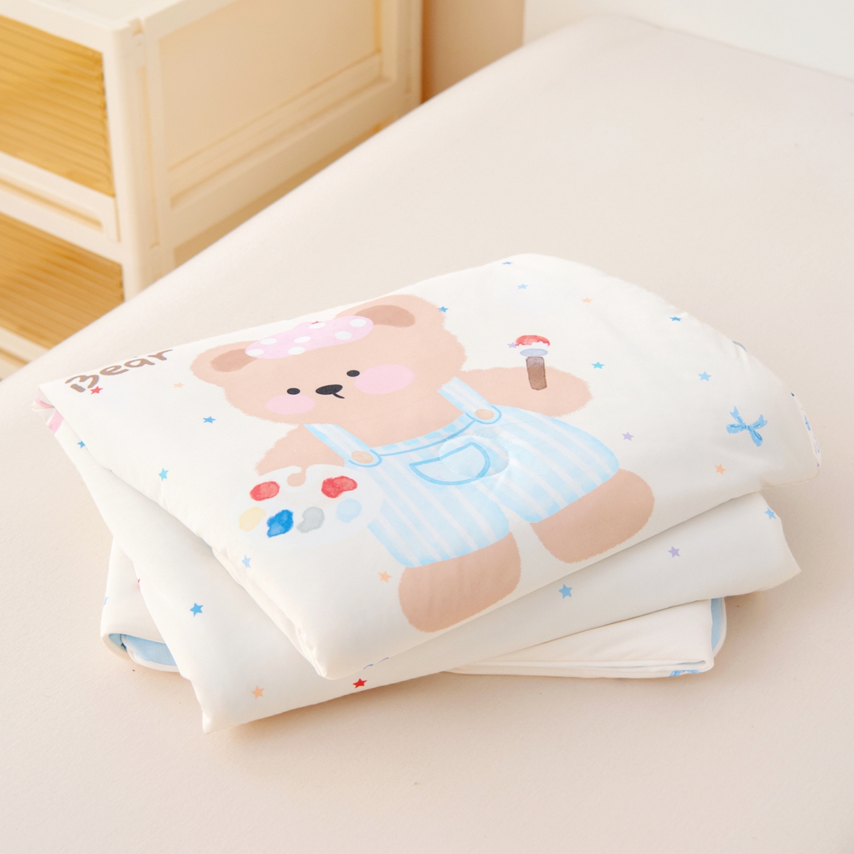 御棉坊 御棉坊2026清爽A类凉感幼儿园夏凉被宝宝午睡薄被子儿童空调被夏被 小画家