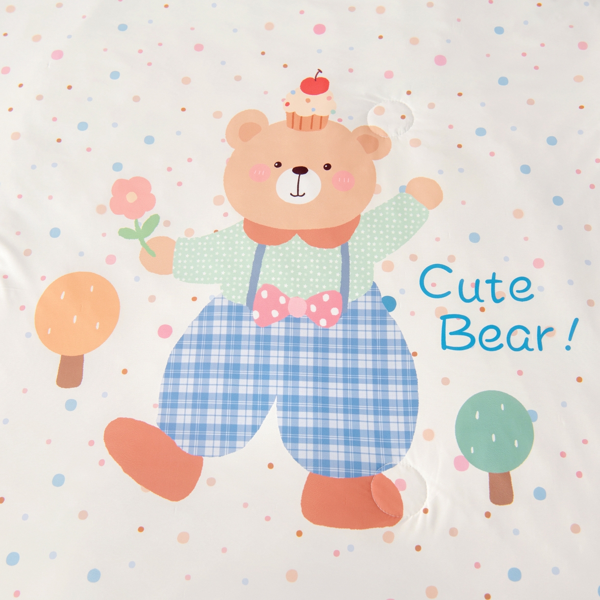 91家纺网 家纺一手货源 找家纺 御棉坊 御棉坊2026清爽A类凉感幼儿园夏凉被宝宝午睡薄被子儿童空调被夏被 绅士小熊