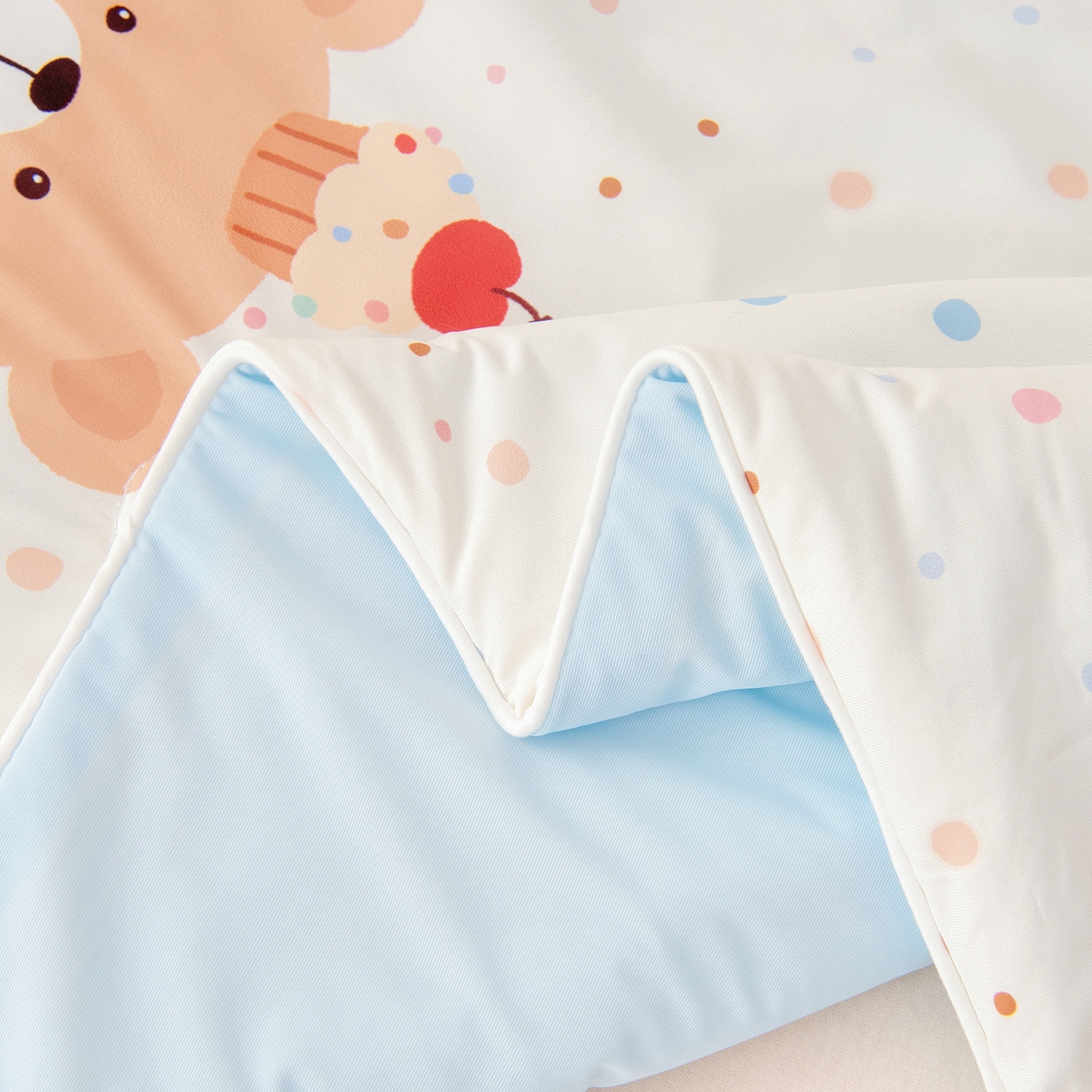 91家纺网 家纺一手货源 找家纺 御棉坊 御棉坊2026清爽A类凉感幼儿园夏凉被宝宝午睡薄被子儿童空调被夏被 绅士小熊