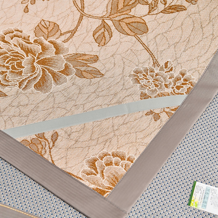 91家纺网 家纺一手货源 找家纺 小牛席业 2026新款薰衣草冰藤席系列（冰藤席面）凉席藤席冰藤双面席冰丝席竹席凉席空调席草席三件套 薰衣草清香冰藤席-银灰