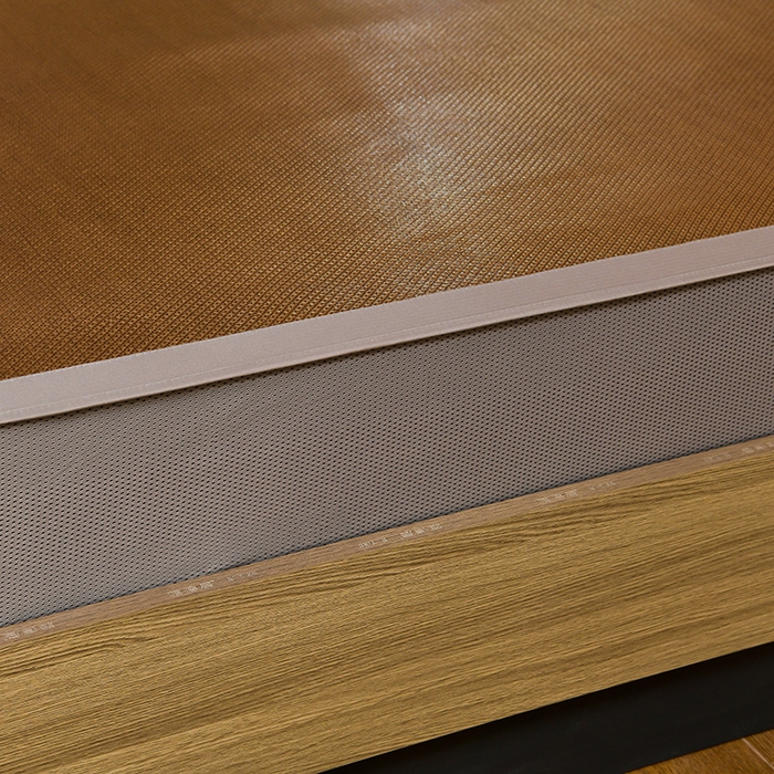 91家纺网 家纺一手货源 找家纺 小牛席业 2026新款薰衣草冰藤席系列-床笠款（冰藤席面）凉席藤席冰藤双面席冰丝席竹席凉席空调席草席三件套 薰衣草清香冰藤席-床笠款（黑咖）