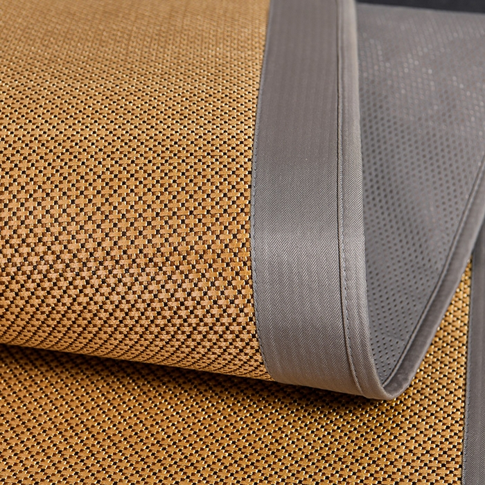 91家纺网 家纺一手货源 找家纺 小牛席业 2026新款薰衣草冰藤席系列-床笠款（冰藤席面）凉席藤席冰藤双面席冰丝席竹席凉席空调席草席三件套 薰衣草清香冰藤席-床笠款（金色）