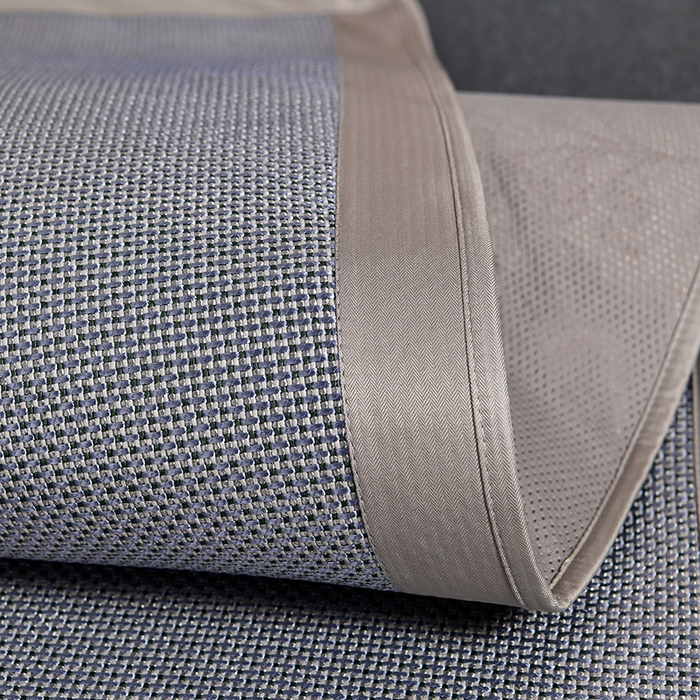 91家纺网 家纺一手货源 找家纺 小牛席业 2026新款薰衣草冰藤席系列-床笠款（冰藤席面）凉席藤席冰藤双面席冰丝席竹席凉席空调席草席三件套 薰衣草清香冰藤席-床笠款（浅蓝）