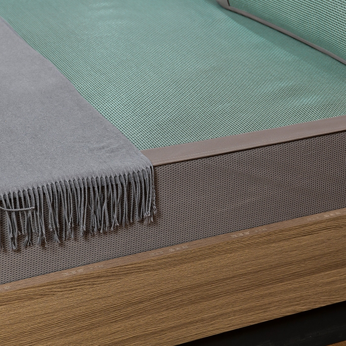 91家纺网 家纺一手货源 找家纺 小牛席业 2026新款薰衣草冰藤席系列-床笠款（冰藤席面）凉席藤席冰藤双面席冰丝席竹席凉席空调席草席三件套 薰衣草清香冰藤席-床笠款（绿色）