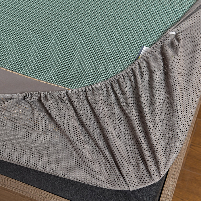 91家纺网 家纺一手货源 找家纺 小牛席业 2026新款薰衣草冰藤席系列-床笠款（冰藤席面）凉席藤席冰藤双面席冰丝席竹席凉席空调席草席三件套 薰衣草清香冰藤席-床笠款（绿色）